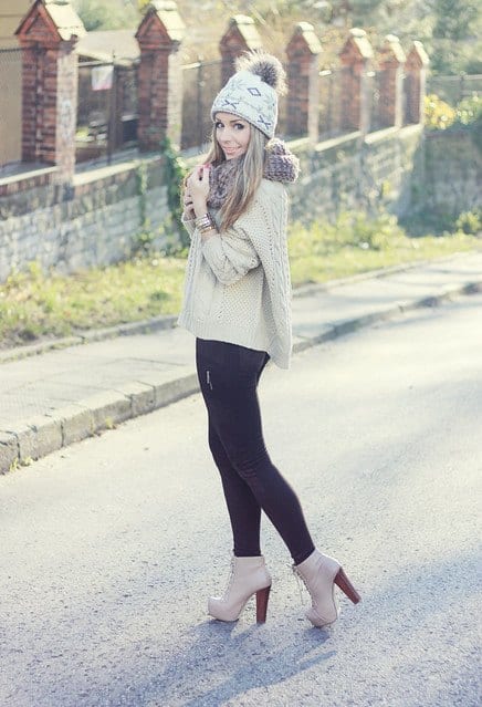 cute outfits to wear with platform boots (2)