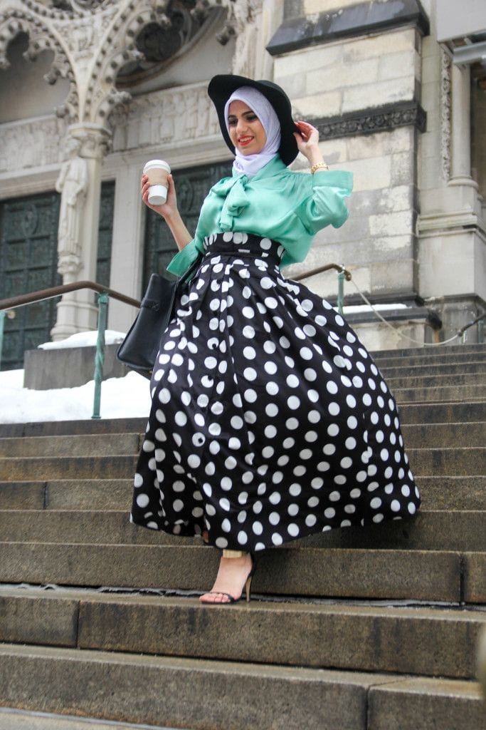20 Modest Tips on How to Wear Hijab with Maxi Dress