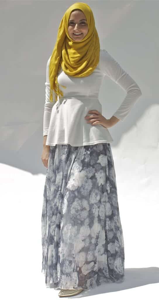 Hijab Maxi Style -20 Chic Ways To Wear Hijab With Maxi dress