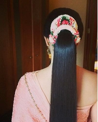 hairstyle for mehndi functions