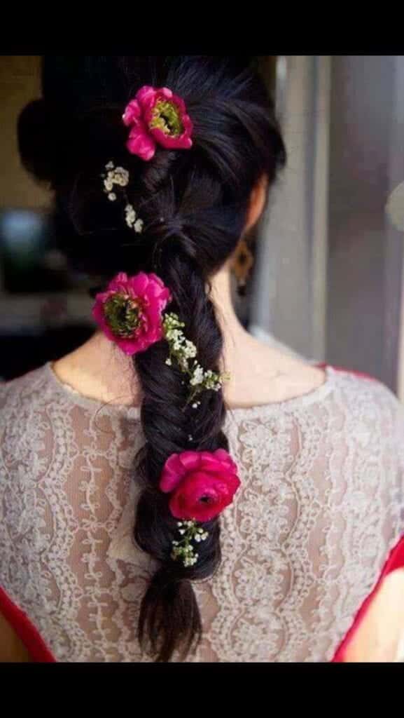 cute Bridal Mehndi Hairstyles (3)