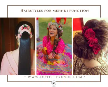 23 Simple And Cute Hairstyles For Mehndi Function This Season