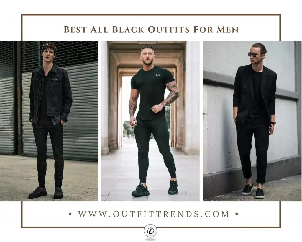 all black outfits for men