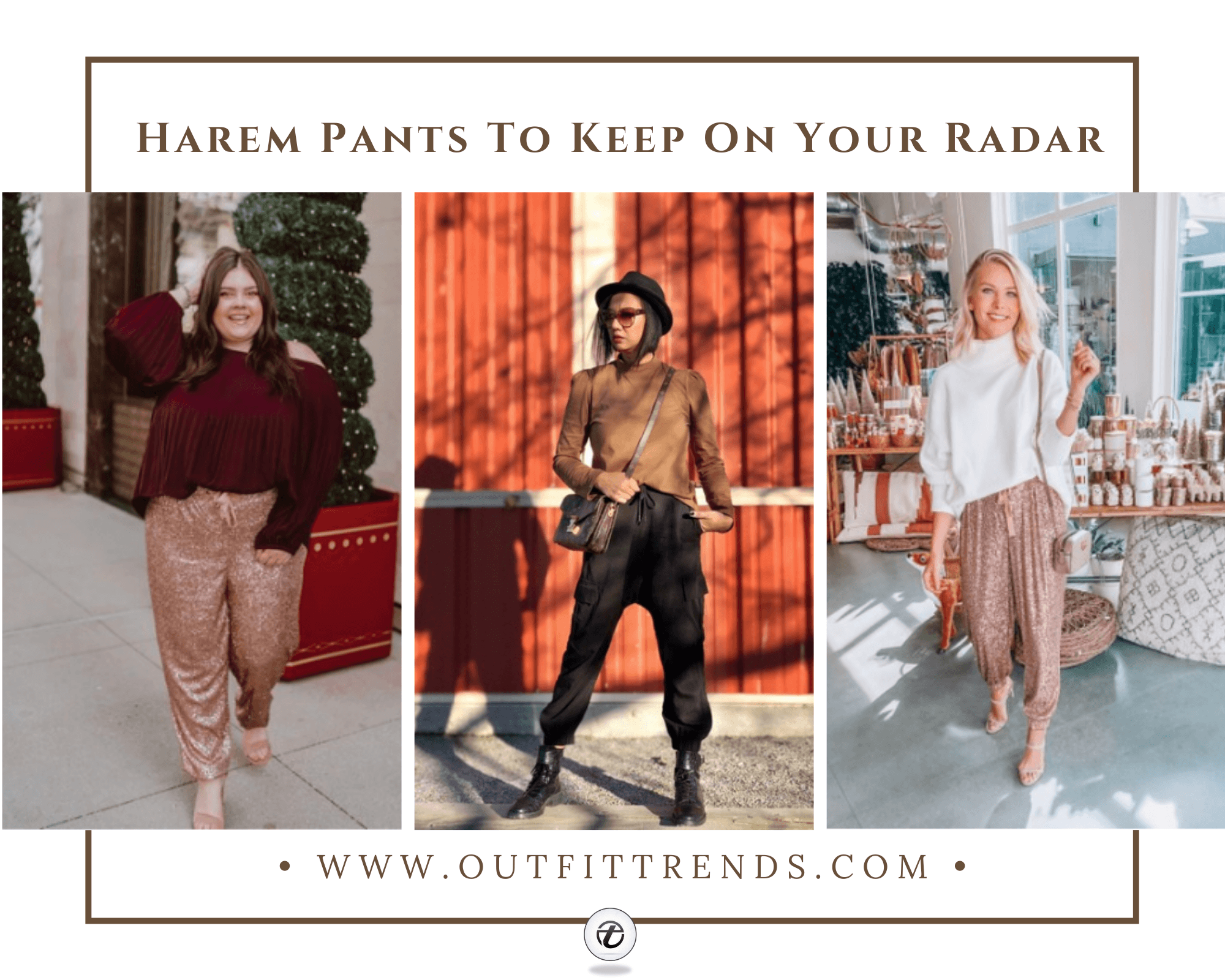 Harem Pant Outfits-25 Ideas On What To Wear With Harem Pants