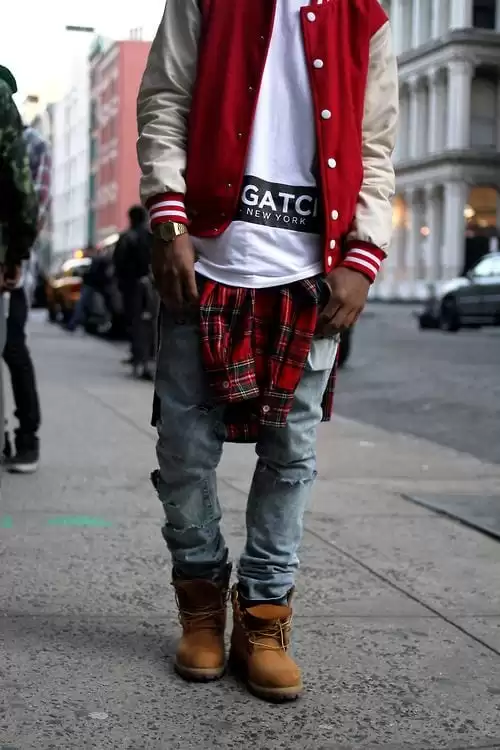 male outfits with timberland shoes3