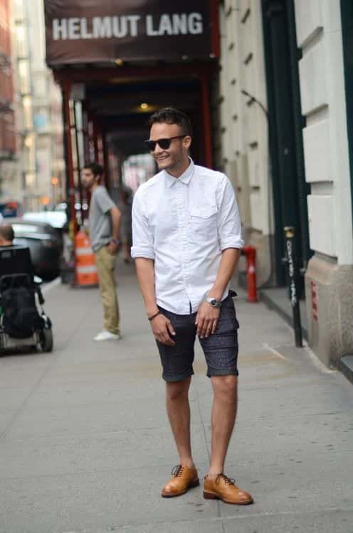 Men’s Outfits To Wear with Oxford Shoes-27 New Trends