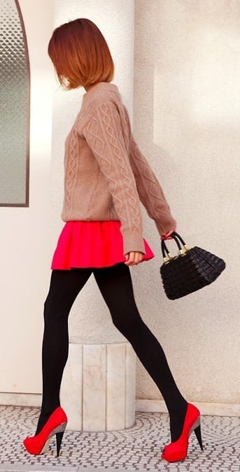 Footwear with Tights ? 14 Ideas Shoes to Wear with Tights