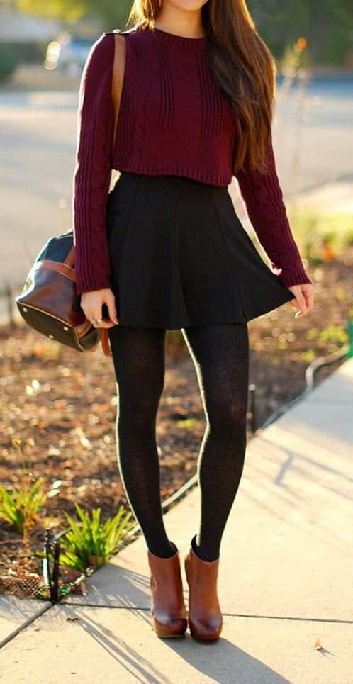 Footwear with Tights ? 14 Ideas Shoes to Wear with Tights