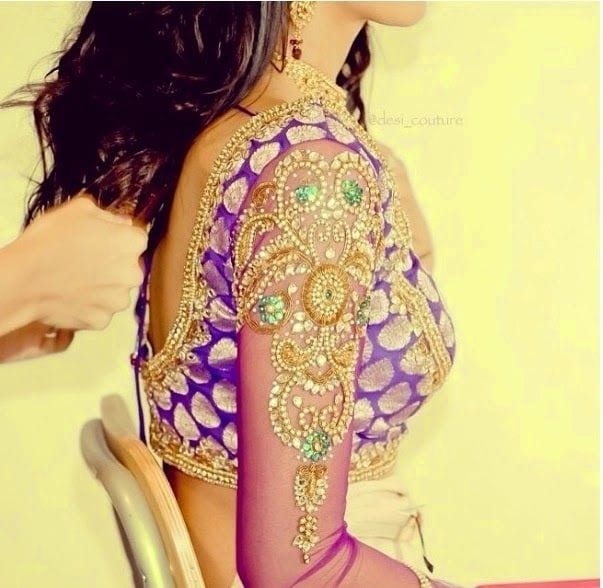 #Latest Saree Blouse Designs - 17 New Blouse Designs