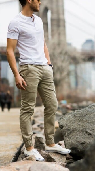 56 Best Khaki Pant Outfits For Men with Styling Tips