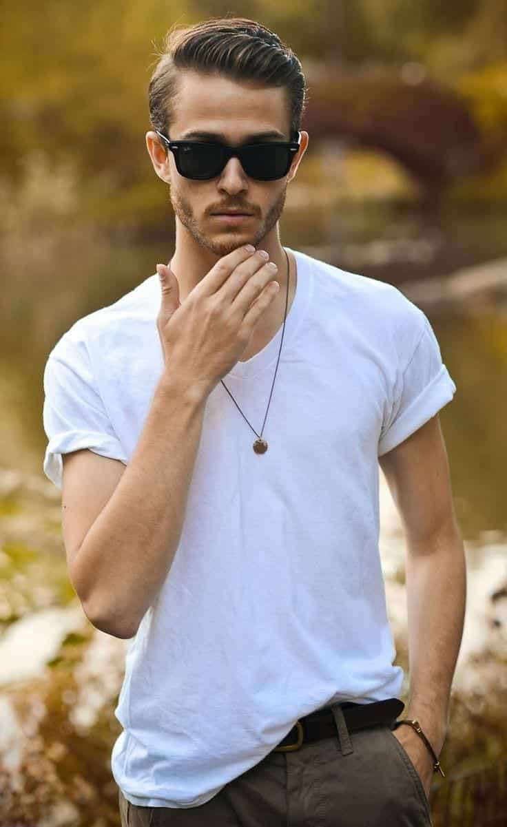 Men's White Shirt Outfits-30 Combinations with White Shirts