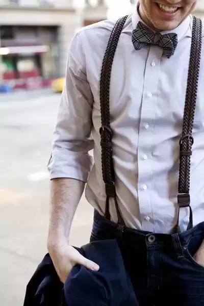 mens outfits with suspenders