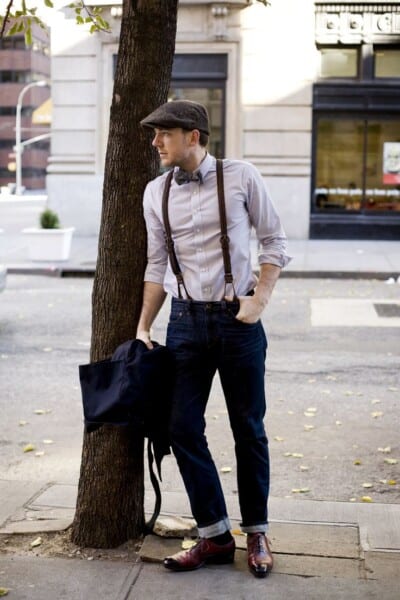 How to Wear Braces - 32 Men's Outfits With Suspenders