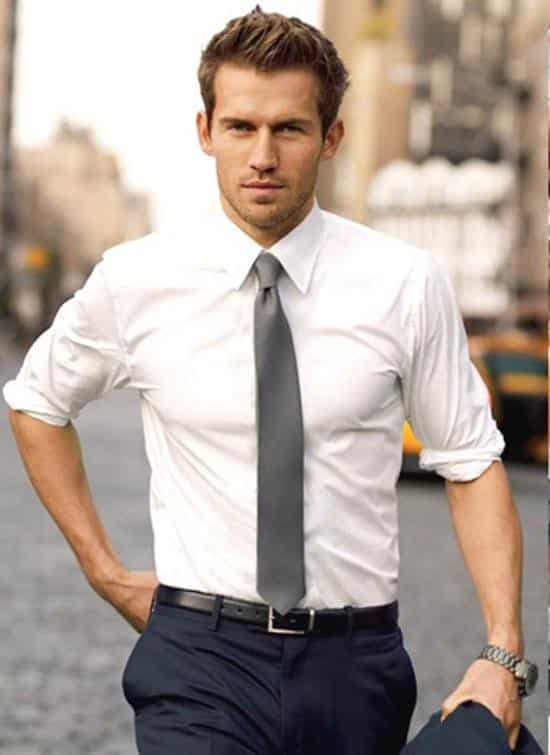 White Shirt Outfits for Men (15)