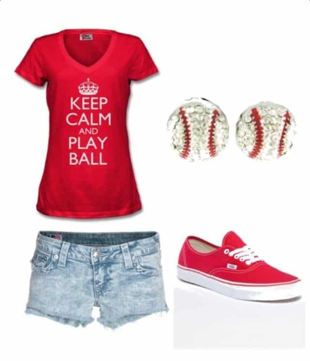 Baseball game Outfits for girls 04