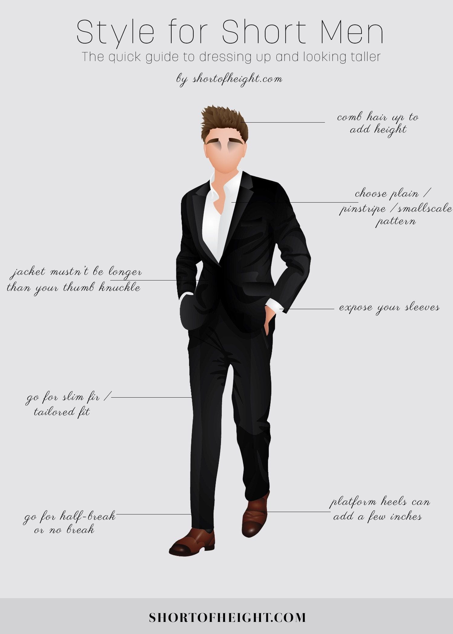 9 Style Tips for Shorter Men (How to Look Taller & Leaner) | PMNYC – Peter  Manning NYC