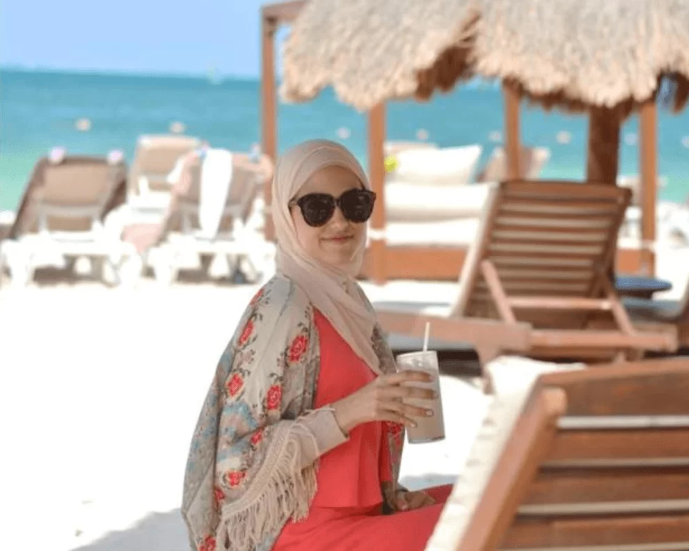 beach accessories with hijab