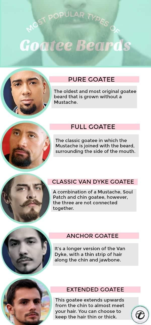 types of goatee beards for men