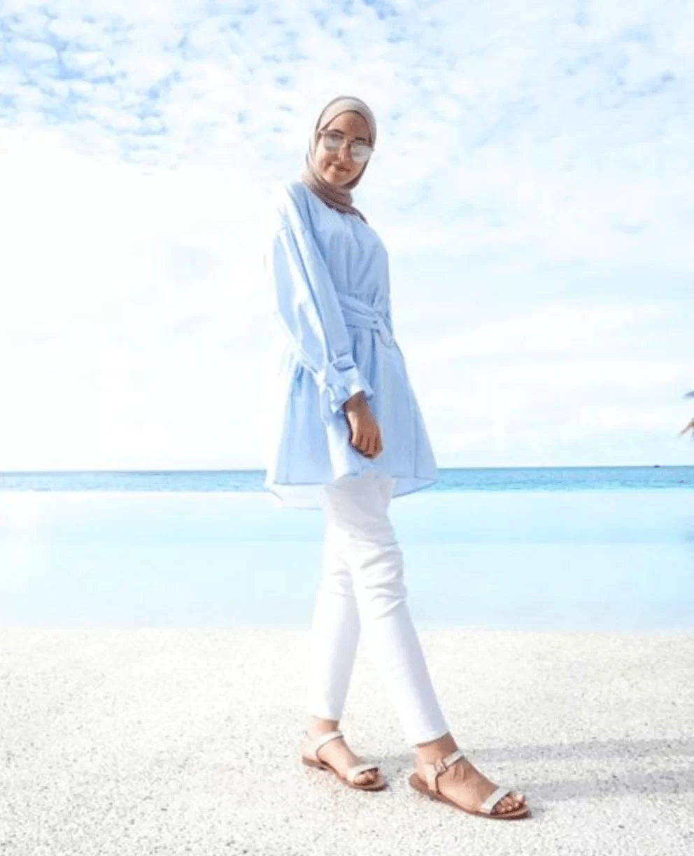 beach accessories with hijab