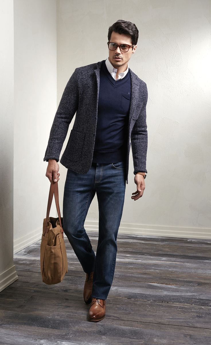men outfits with brown dress shoes 5