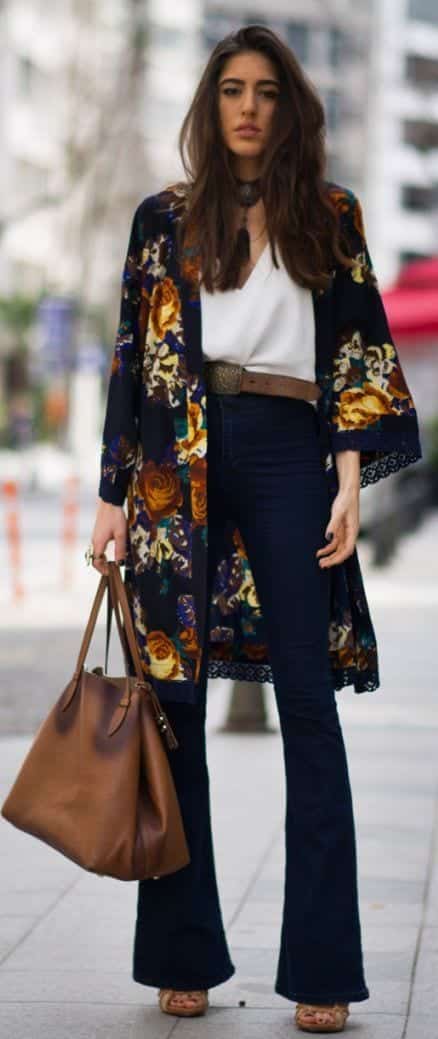 How to Wear Kimonos ? 20 Outfit Ideas and Style Tips