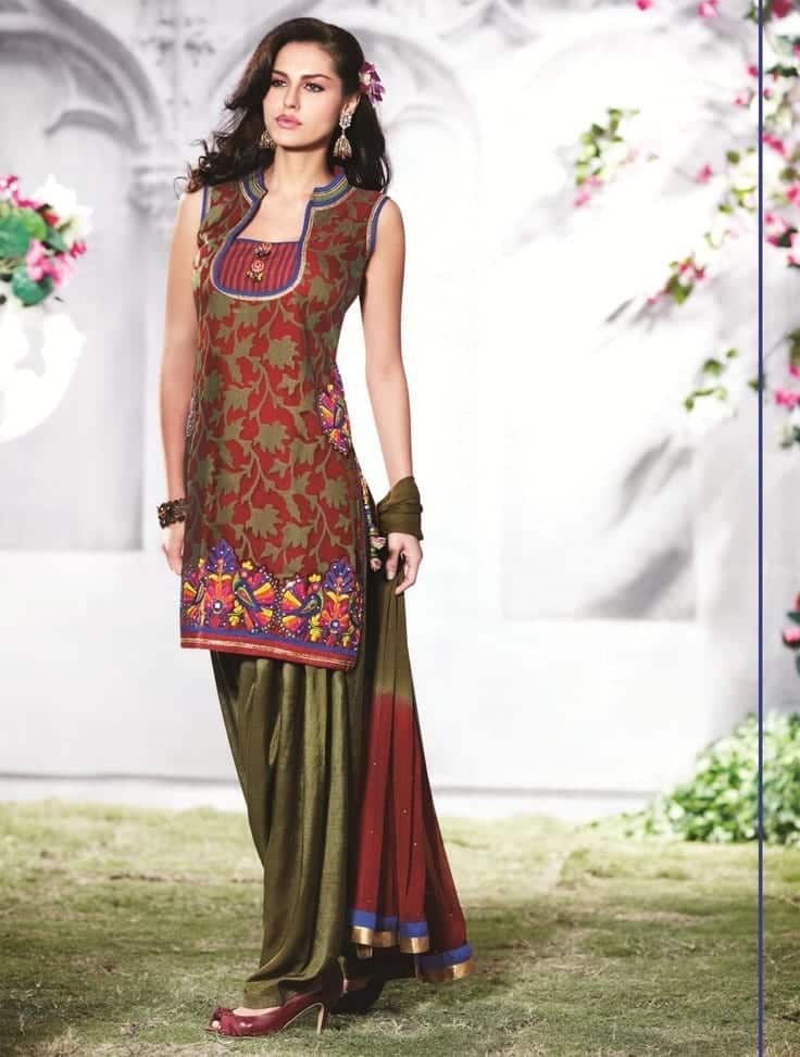 Patiala Shalwar Outfits-18 Best Ways to Wear Patiala Shalwar