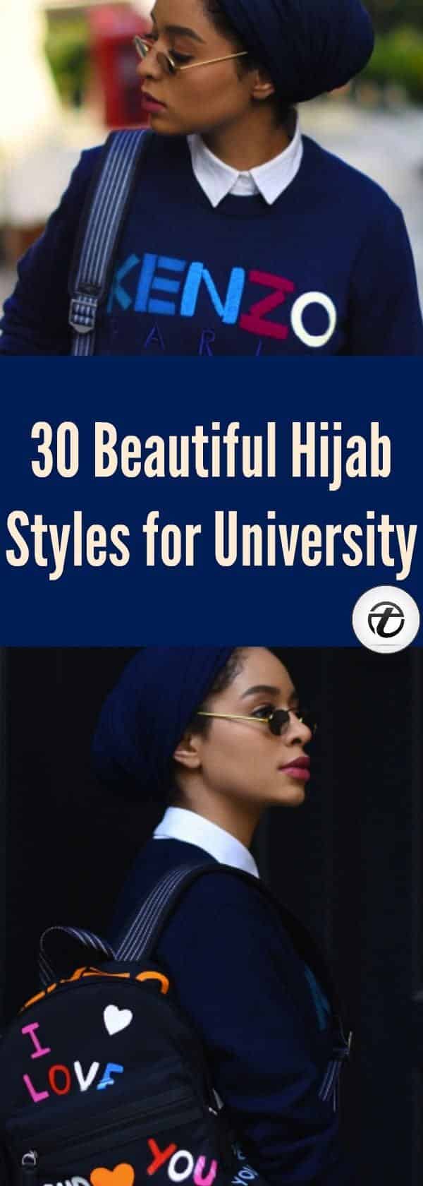 how to wear hijab to university