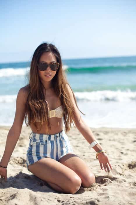 50 Cute Outfits With High Waisted Shorts For A Chic Look