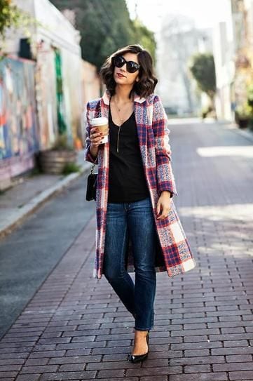 How To Wear Plaid Coats? 18 Cute Outfits with Plaid Coats