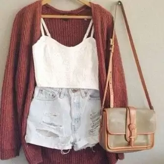 High waisted short outfits for girls 6