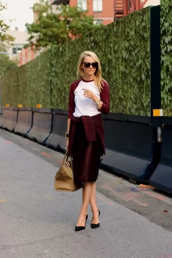 pencil skirt outfit ideas 12