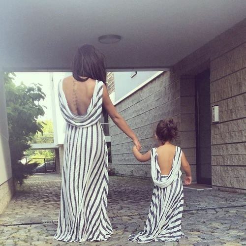 matching clothes for mother and daughter