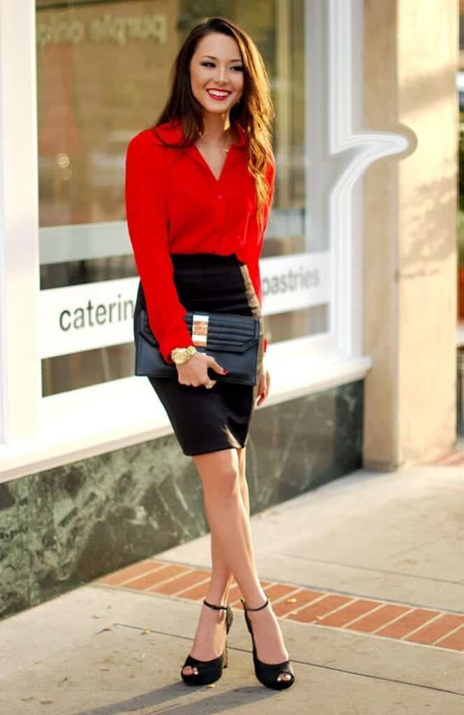 Outfits with Pencil Skirt-40 Best Ways to Wear Pencil Skirts