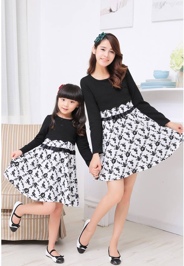 cute and matching outfits for mother and daughter (4)