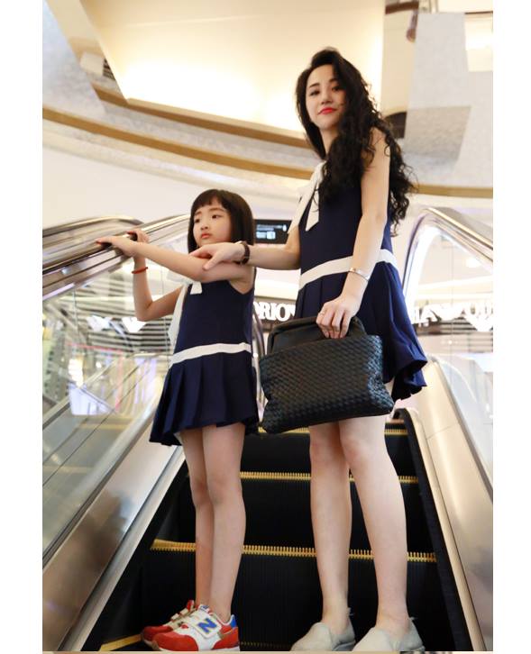 cute and matching outfits for mother and daughter (3)