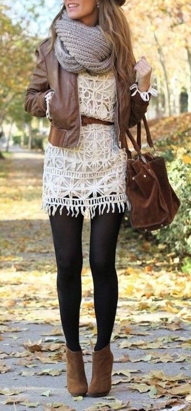 leather jacket outfits for girls (14)