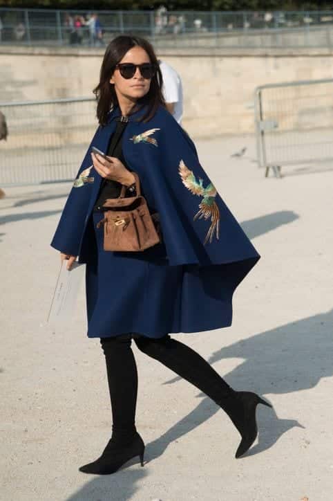 Moschino Cape blue casual look Fashion Jackets Capes 
