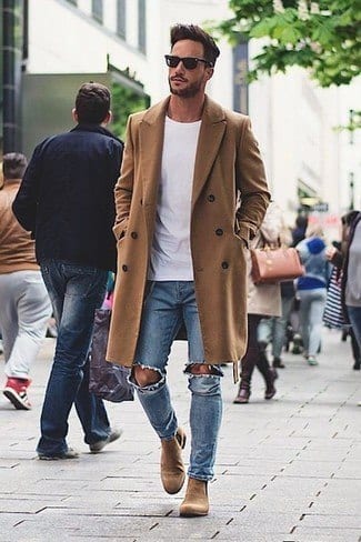 Men Ripped Jeans Outfits-18 Tips How To Wear Ripped Jeans