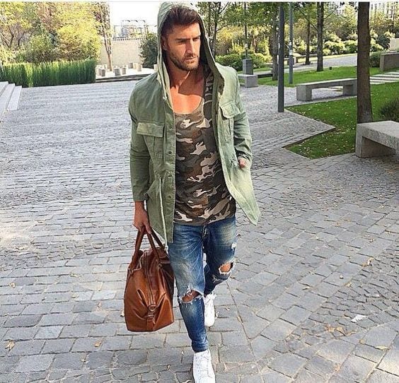 Men Ripped Jeans Outfits-18 Tips How To Wear Ripped Jeans