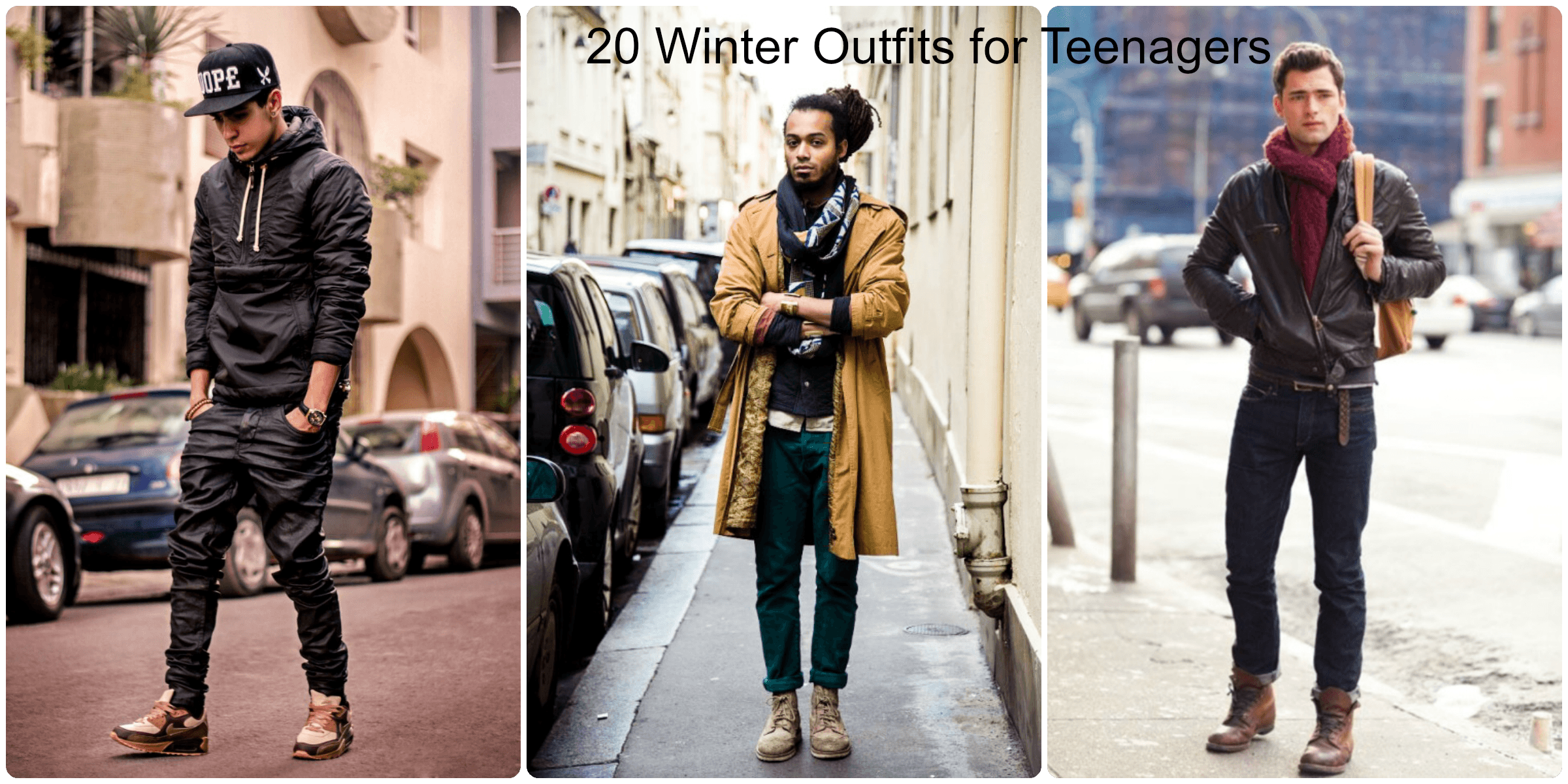 Winter Outfits for Teen Guys-20 Fashionable Guys Winter Looks
