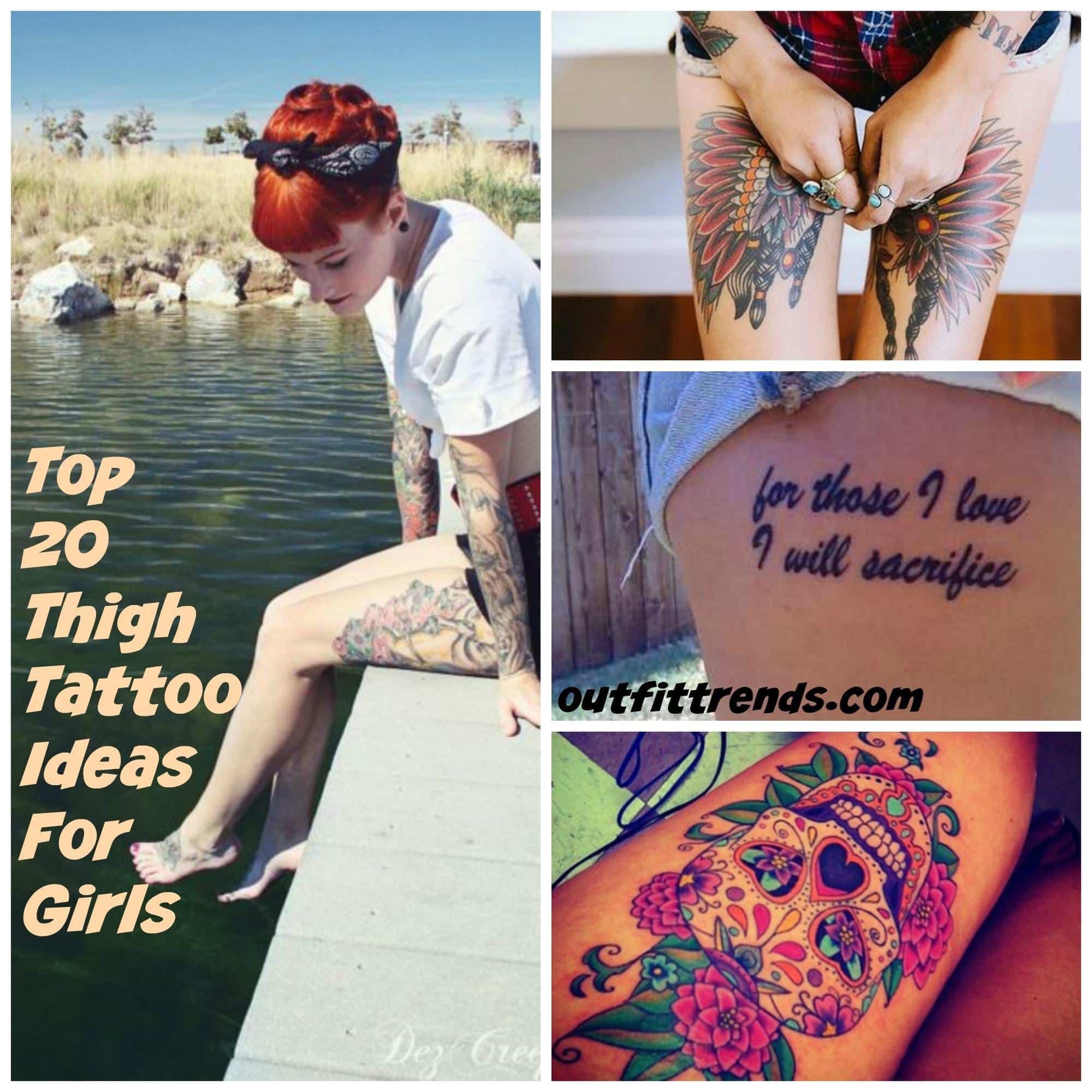 20 Famous Thigh Tattoo Designs you Should Try