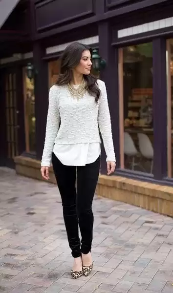 Outfits with Velvet Leggings (3)