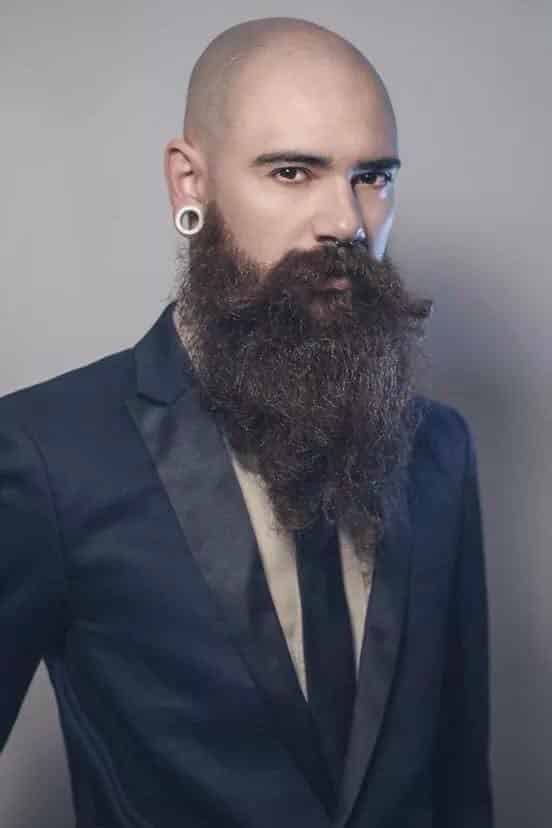 Beard Styles for Bald Guys-30 New Facial Hairstyles for Bald Men