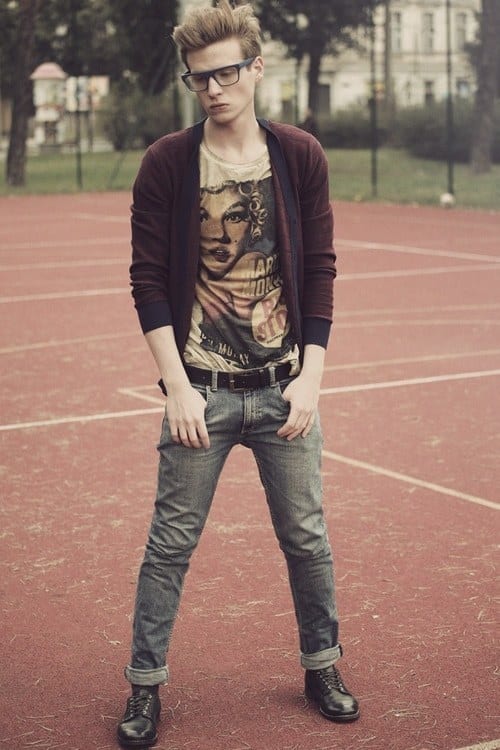 Cardigan Outfits for Guys-19 Ways to Wear Cardigans Stylishly's fashion with cardigans (8)