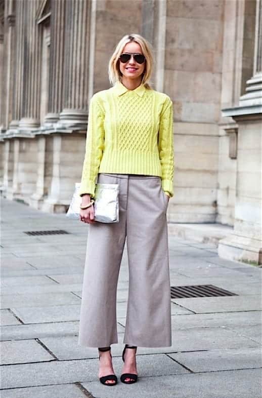 Culottes Outfits Ideas-24 Ideas How to Wear Culottes This Year