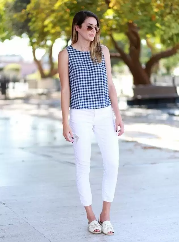 ladies gingham outfits (3)