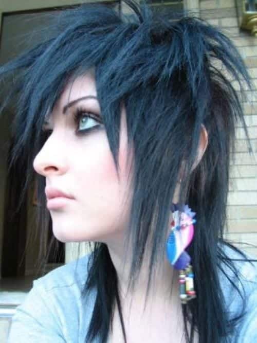 Gothic Hairstyles-20 Best Hairstyles for Gothic Look for Girls