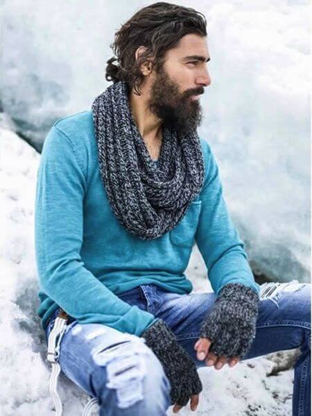 Smart and Cool hairstyles or men with beards (14)