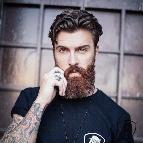 Smart and Cool hairstyles or men with beards (15)