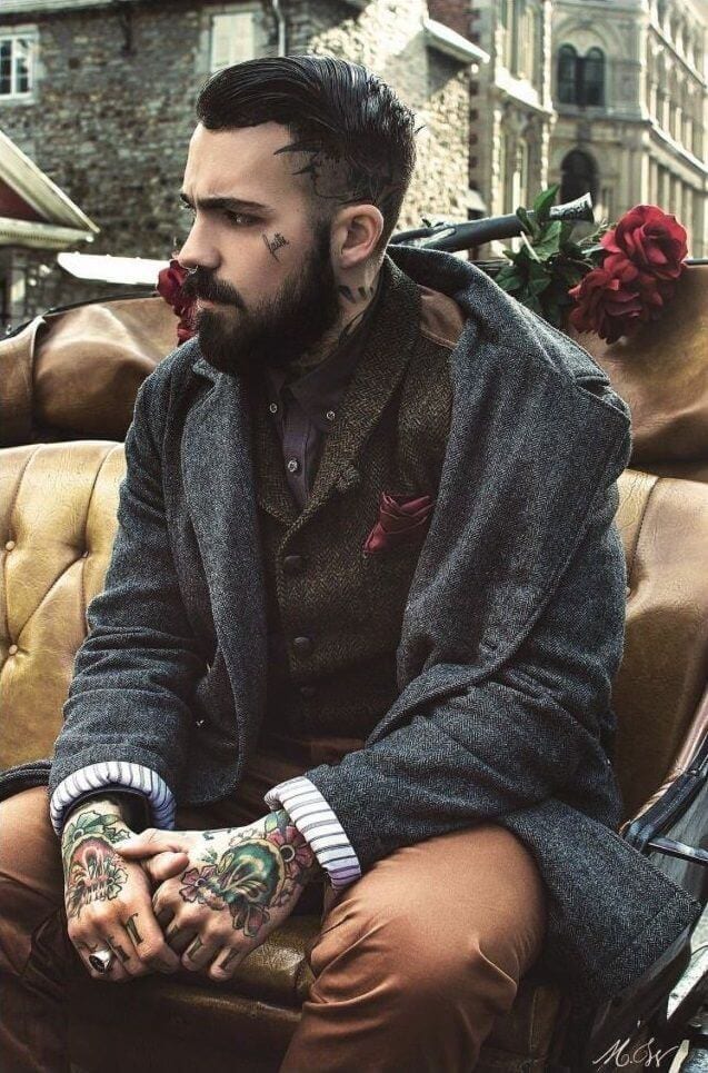 Smart and Cool hairstyles or men with beards (12)